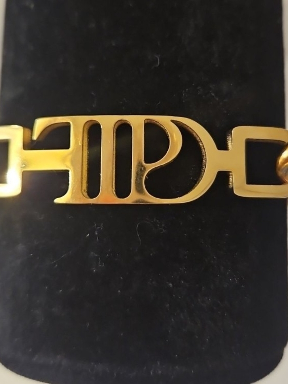 Official Taylor Swift Merch- TTPD Chain Bracelet - Polished Metal Link